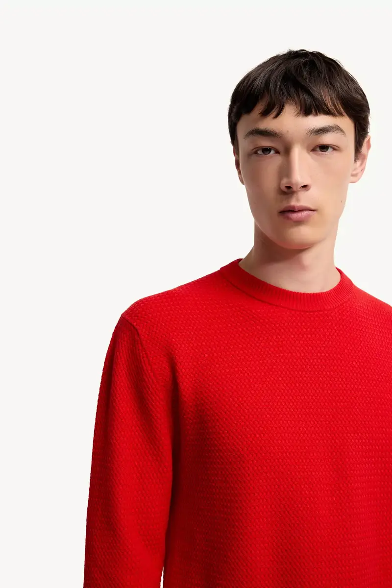 Moncler Textured Cashmere & Wool Sweater | Thumbnail 7 Moncler Textured Cashmere & Wool Sweater | Thumbnail 7