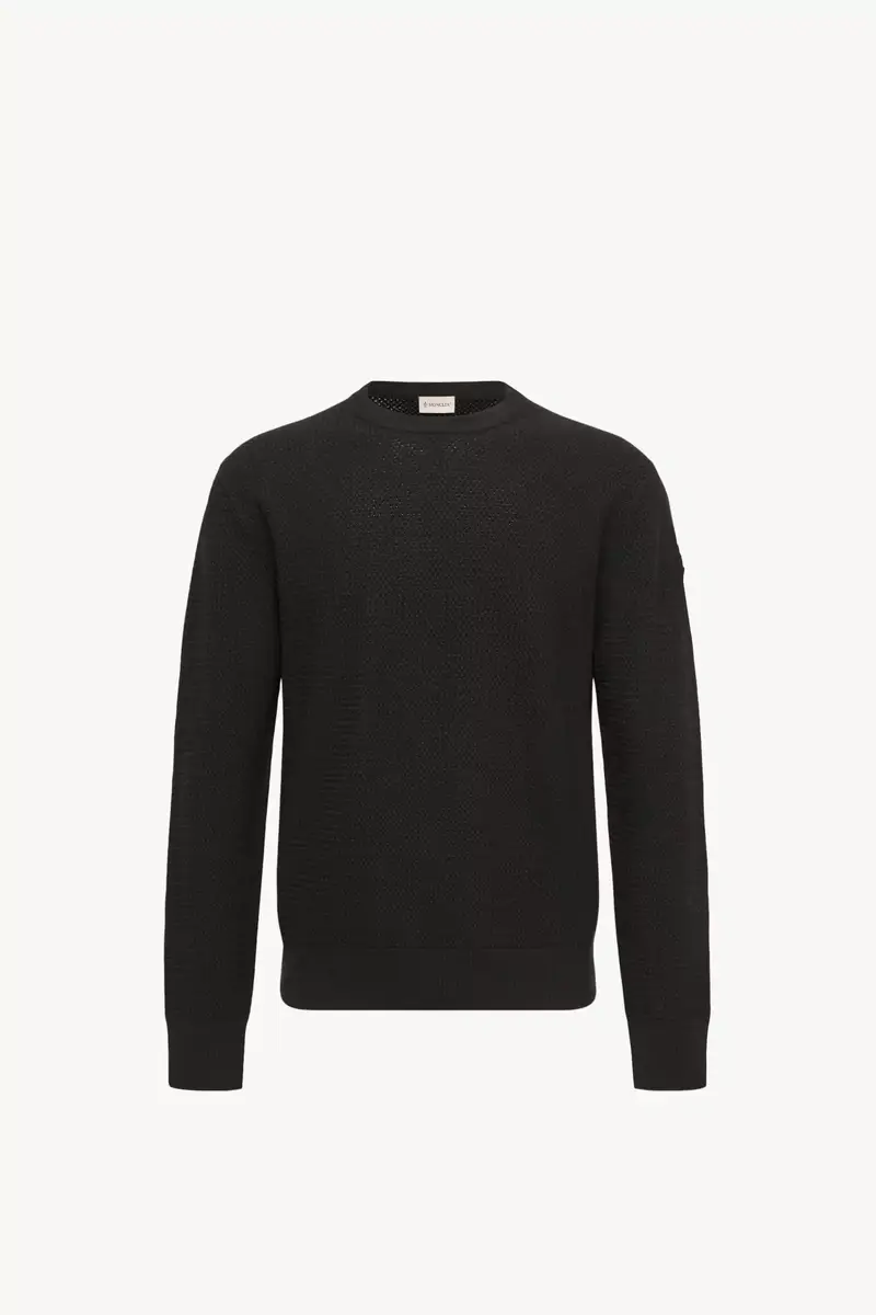 Moncler Textured Cashmere & Wool Sweater | Thumbnail 2 Moncler Textured Cashmere & Wool Sweater | Thumbnail 2