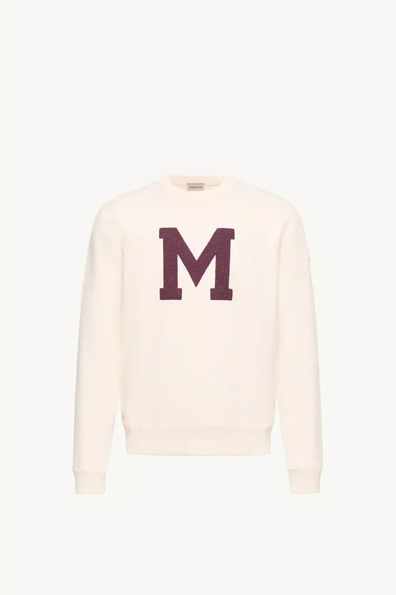 Moncler Monogram Cotton Blend Sweater | Thumbnail 2 Moncler Monogram Cotton Blend Sweater | Thumbnail 2