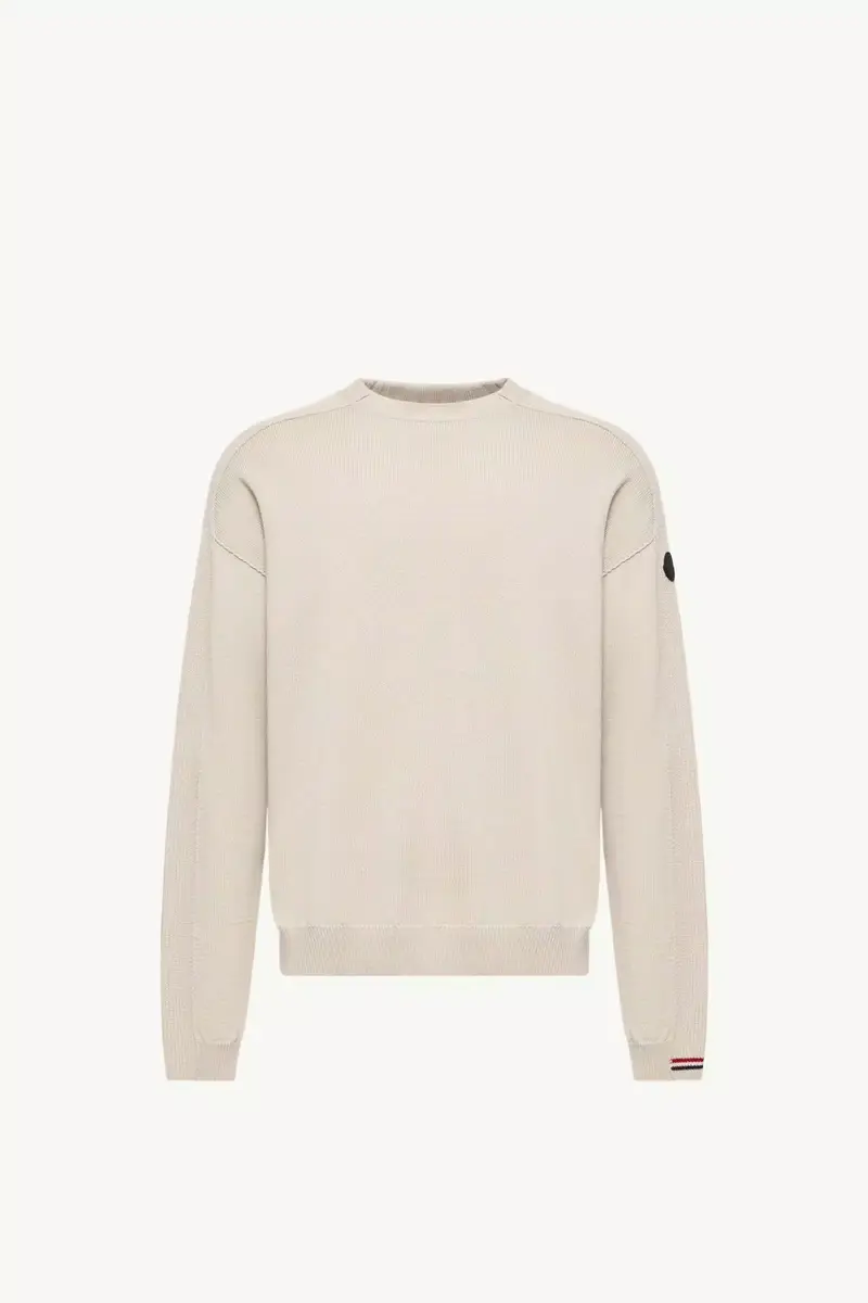 Moncler Logo Wool Sweater | Thumbnail 2 Moncler Logo Wool Sweater | Thumbnail 2