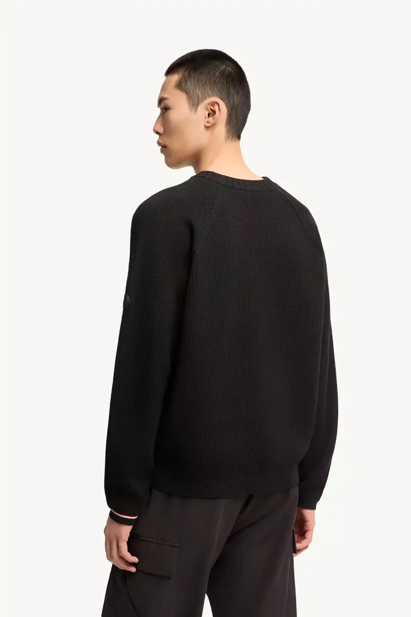 Moncler Logo Wool Sweater | Thumbnail 6 Moncler Logo Wool Sweater | Thumbnail 6