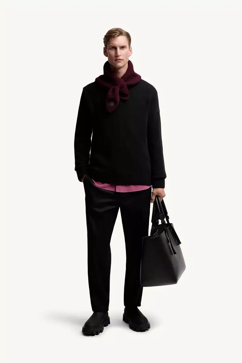 Moncler Wool & Cashmere Blend Sweater | Thumbnail 3 Moncler Wool & Cashmere Blend Sweater | Thumbnail 3