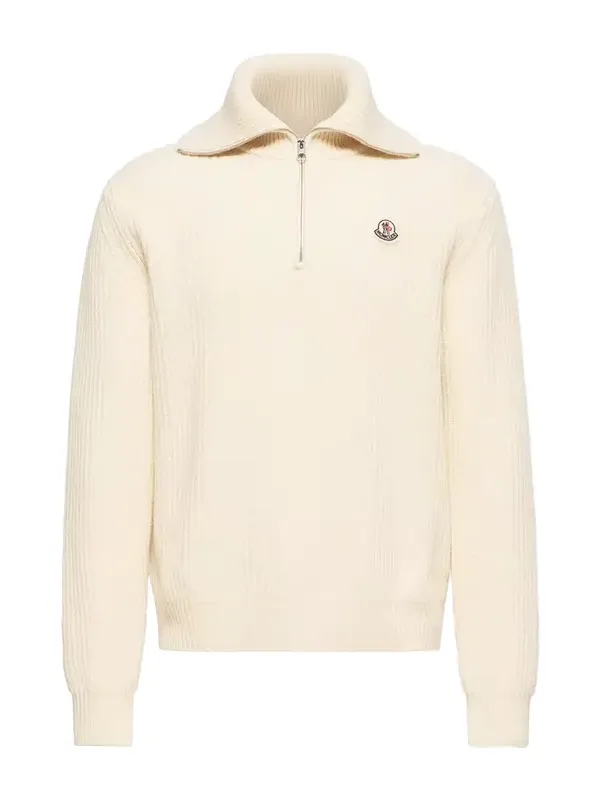 Logo Rib Wool Turtleneck Logo Rib Wool Turtleneck