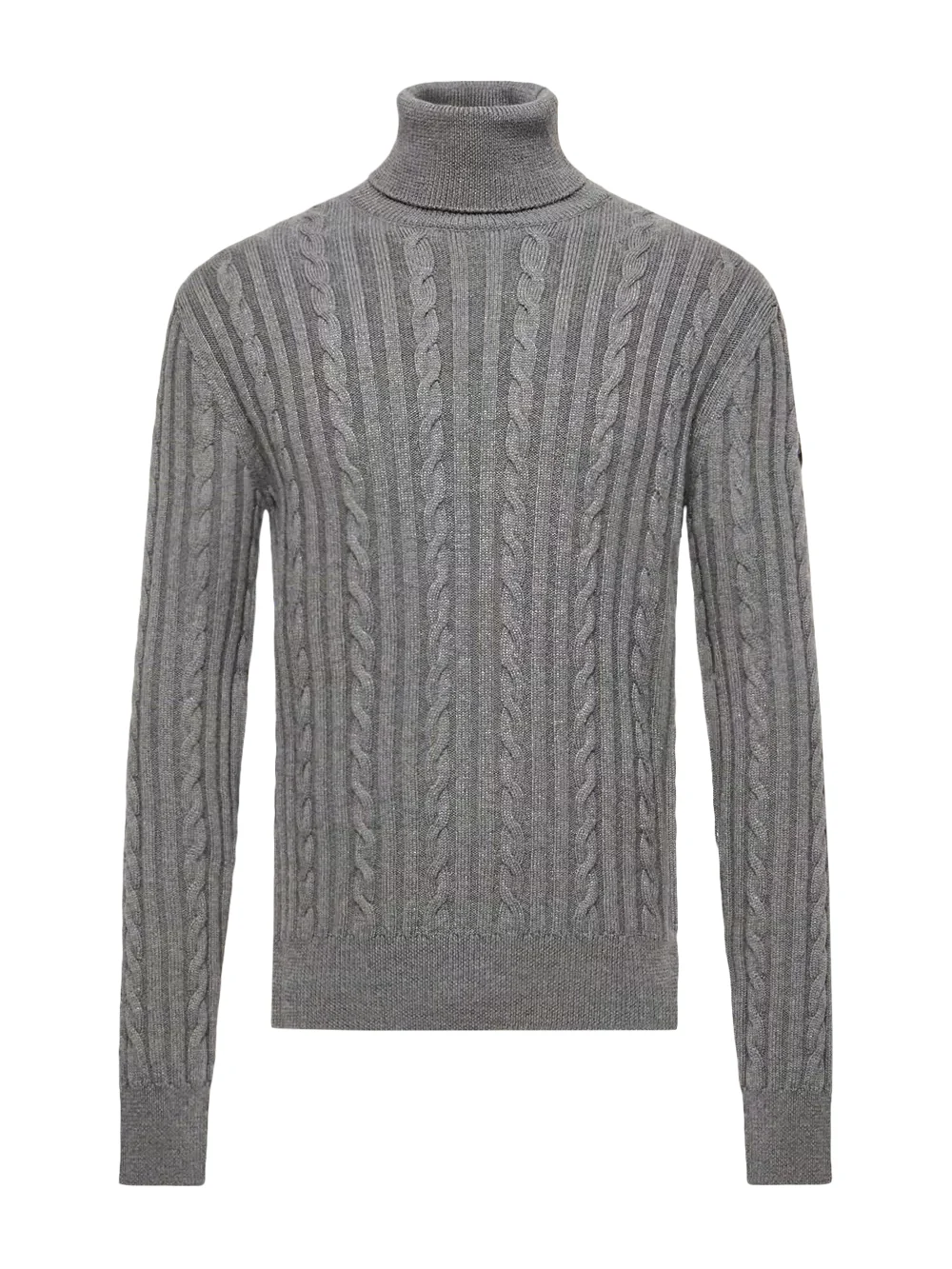 Leather Logo Wool Sweater Leather Logo Wool Sweater