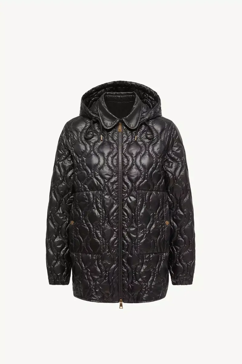 Moncler Balette Geometric Quilted Short Down Jacket | Thumbnail 2 Moncler Balette Geometric Quilted Short Down Jacket | Thumbnail 2