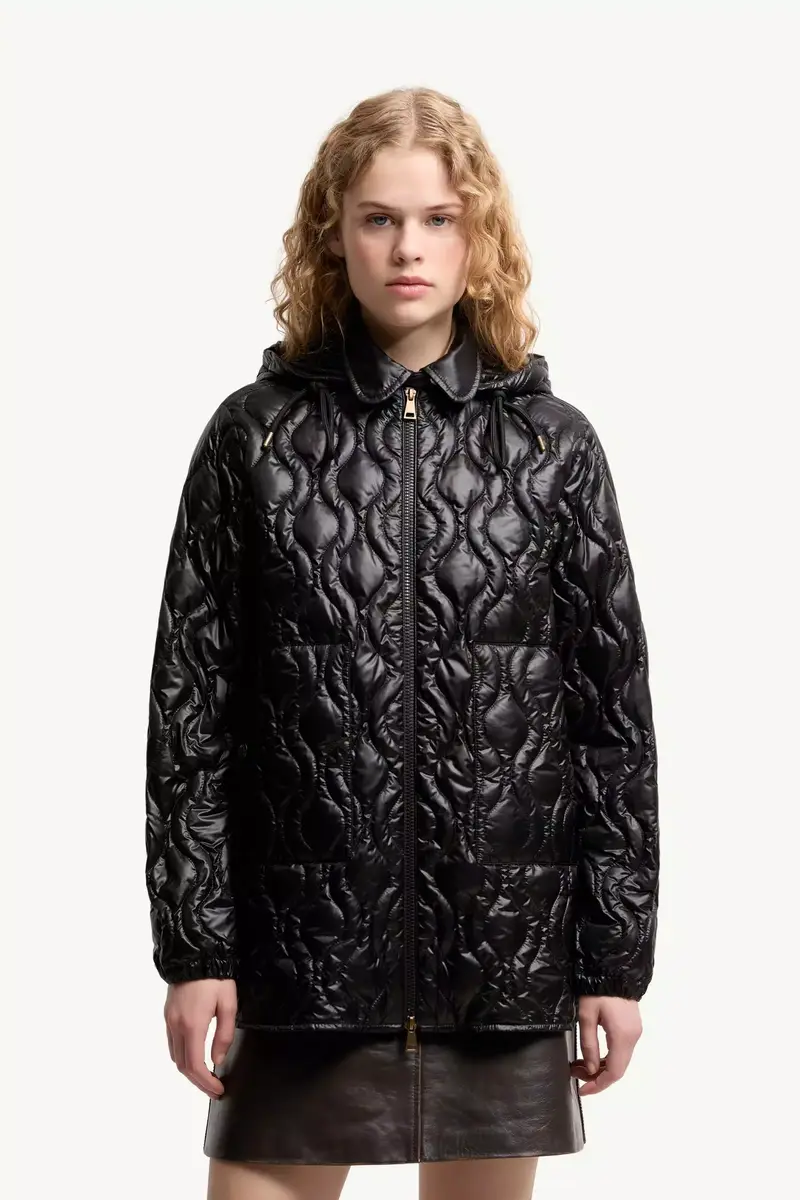 Moncler Balette Geometric Quilted Short Down Jacket | Thumbnail 5 Moncler Balette Geometric Quilted Short Down Jacket | Thumbnail 5