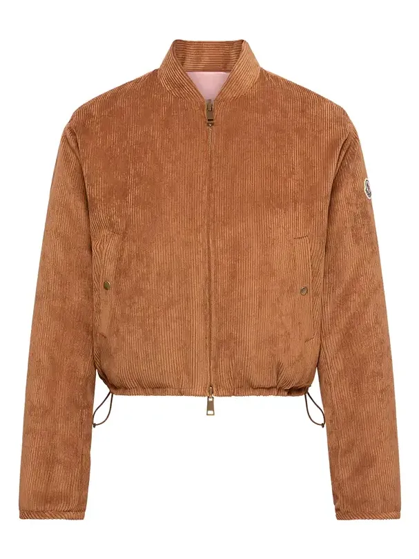 Moncler Blageon Corduroy Reversible Down Jacket