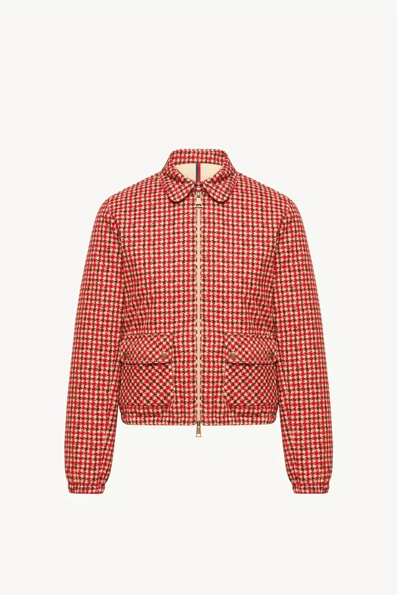 Moncler Lanset Velvet Short Down Jacket | Thumbnail 2 Moncler Lanset Velvet Short Down Jacket | Thumbnail 2