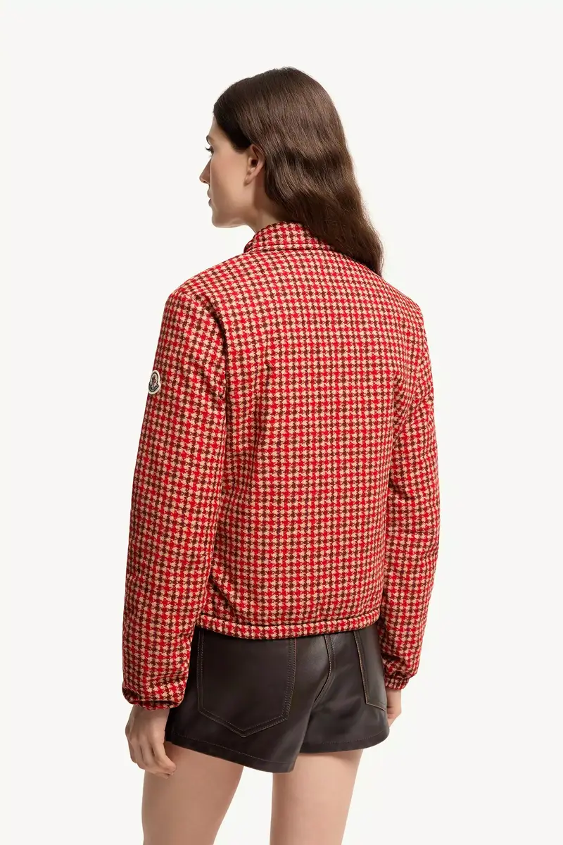 Moncler Lanset Velvet Short Down Jacket | Thumbnail 6 Moncler Lanset Velvet Short Down Jacket | Thumbnail 6
