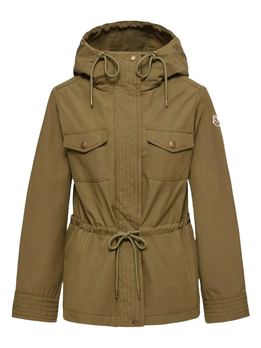 Moncler Serin Hooded Cotton Blend Parka