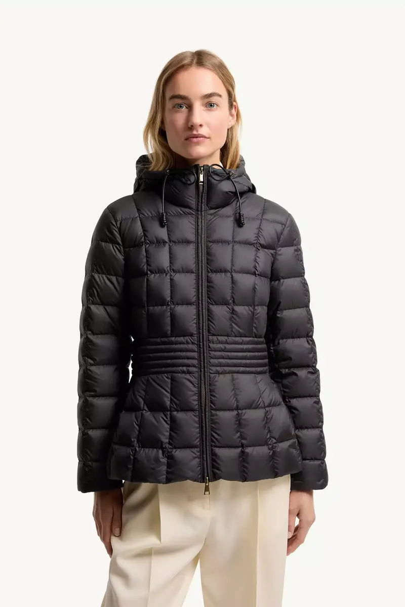 Moncler Engoulevent Square Quilted Hooded Short Down Jacket | Thumbnail 5 Moncler Engoulevent Square Quilted Hooded Short Down Jacket | Thumbnail 5