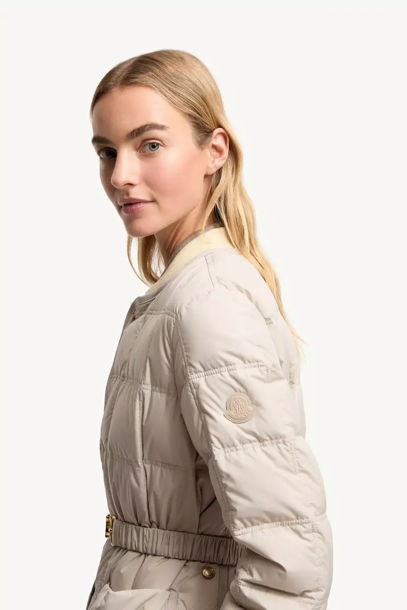 Moncler Cygnes Belted Short Down Jacket | Thumbnail 4 Moncler Cygnes Belted Short Down Jacket | Thumbnail 4