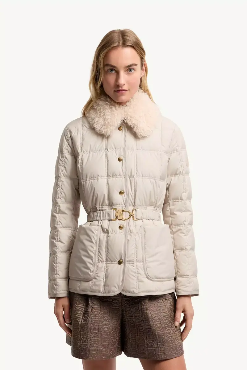 Moncler Cygnes Belted Short Down Jacket | Thumbnail 5 Moncler Cygnes Belted Short Down Jacket | Thumbnail 5