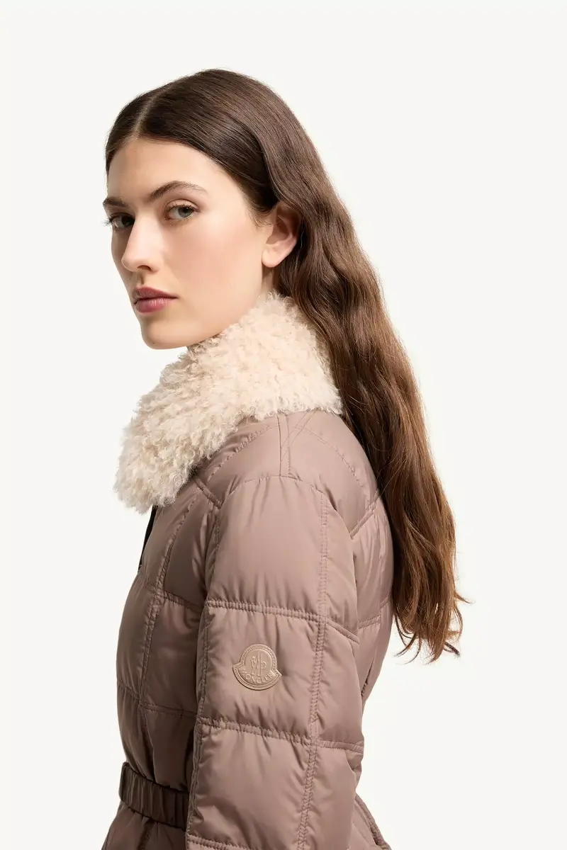 Moncler Cygnes Belted Short Down Jacket | Thumbnail 4 Moncler Cygnes Belted Short Down Jacket | Thumbnail 4