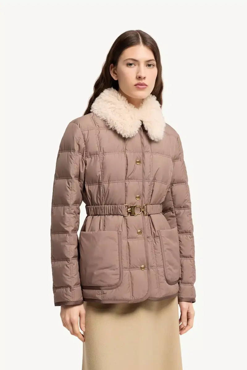 Moncler Cygnes Belted Short Down Jacket | Thumbnail 5 Moncler Cygnes Belted Short Down Jacket | Thumbnail 5