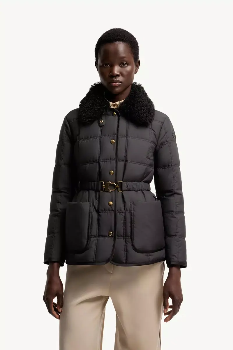 Moncler Cygnes Belted Short Down Jacket | Thumbnail 5 Moncler Cygnes Belted Short Down Jacket | Thumbnail 5