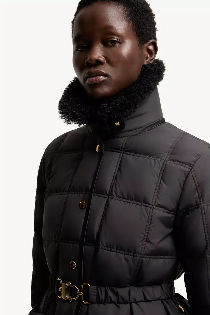 Moncler Cygnes Belted Short Down Jacket | Thumbnail 8 Moncler Cygnes Belted Short Down Jacket | Thumbnail 8