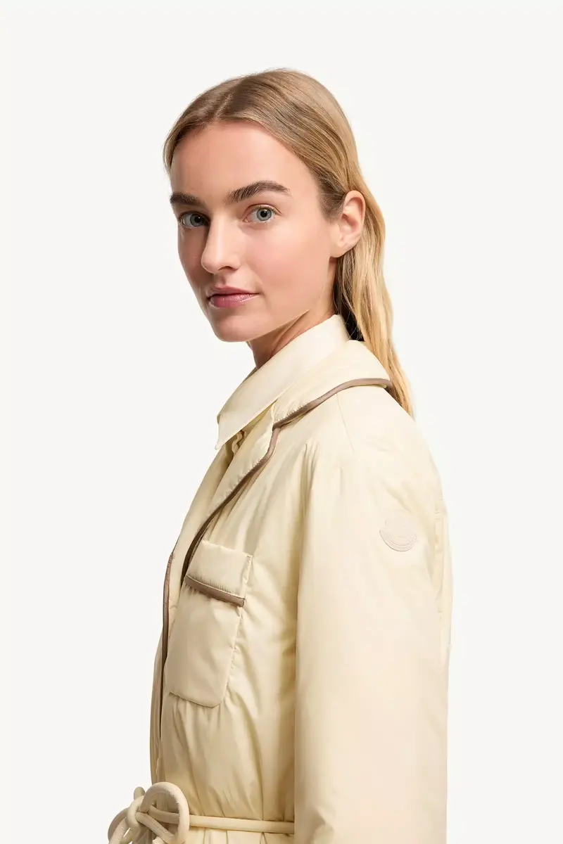 Moncler Tieche Belted Mid-length Down Jacket | Thumbnail 4 Moncler Tieche Belted Mid-length Down Jacket | Thumbnail 4