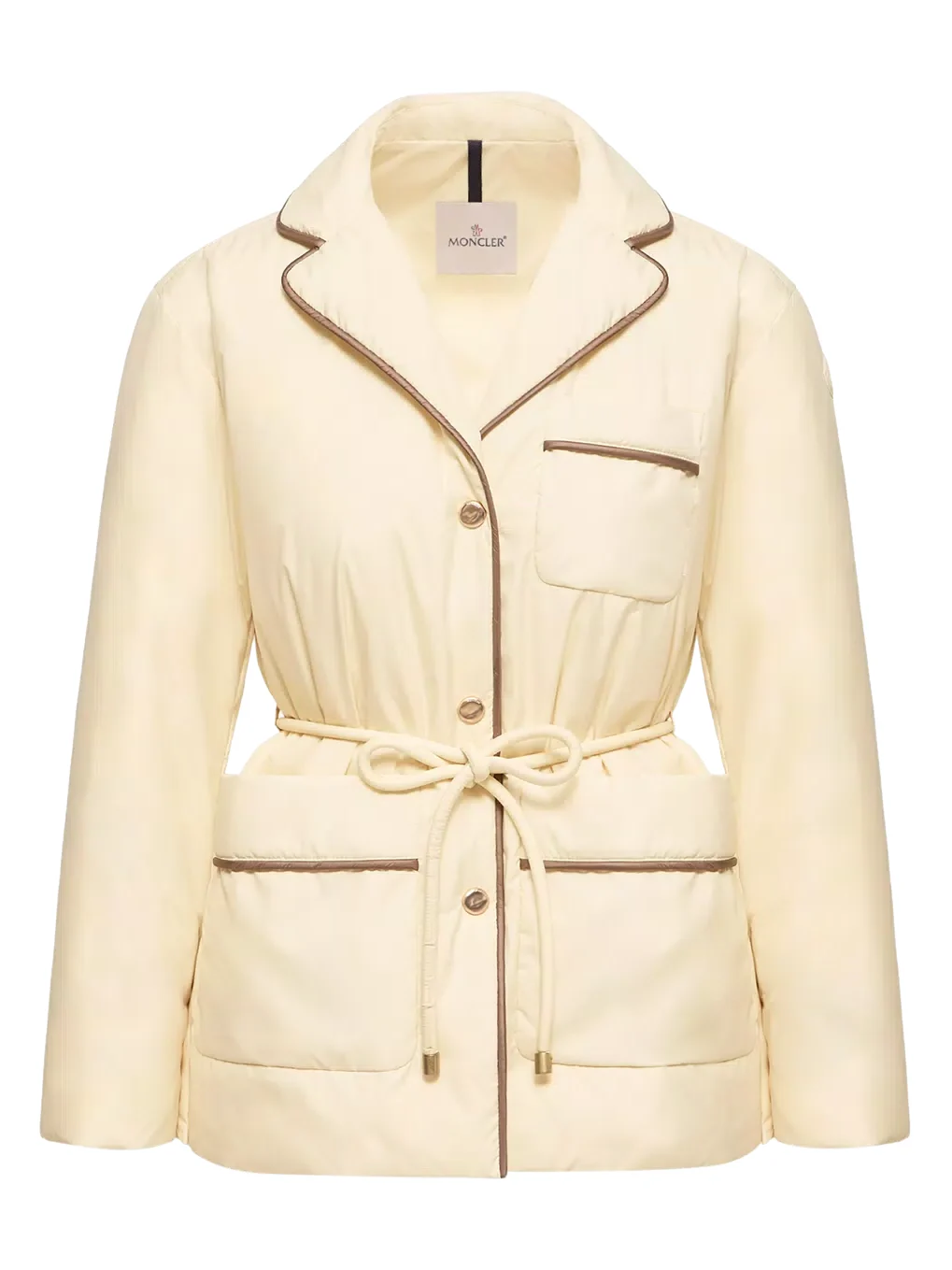 Tieche Belted Mid-length Down Jacket Tieche Belted Mid-length Down Jacket
