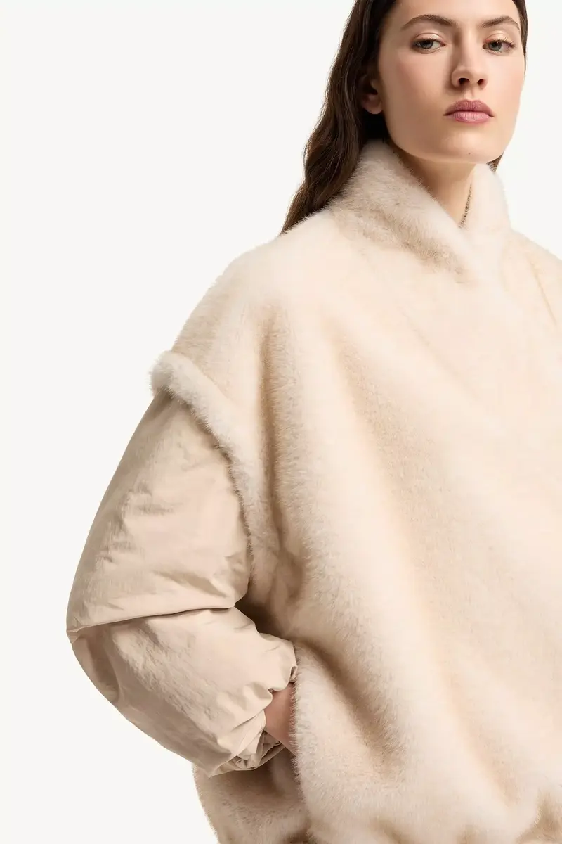 Moncler Chardonneret 2-in-1 Reversible Teddy Down Jacket | Thumbnail 10 Moncler Chardonneret 2-in-1 Reversible Teddy Down Jacket | Thumbnail 10
