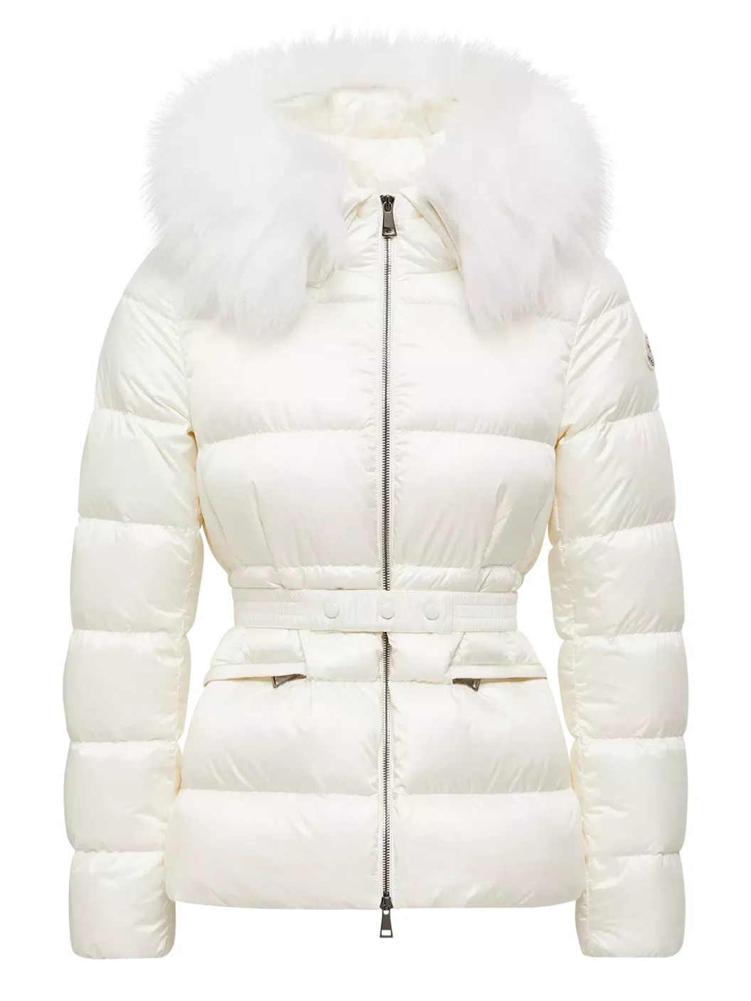 Boed Hooded Shearling-trimmed Short Down Jacket Boed Hooded Shearling-trimmed Short Down Jacket