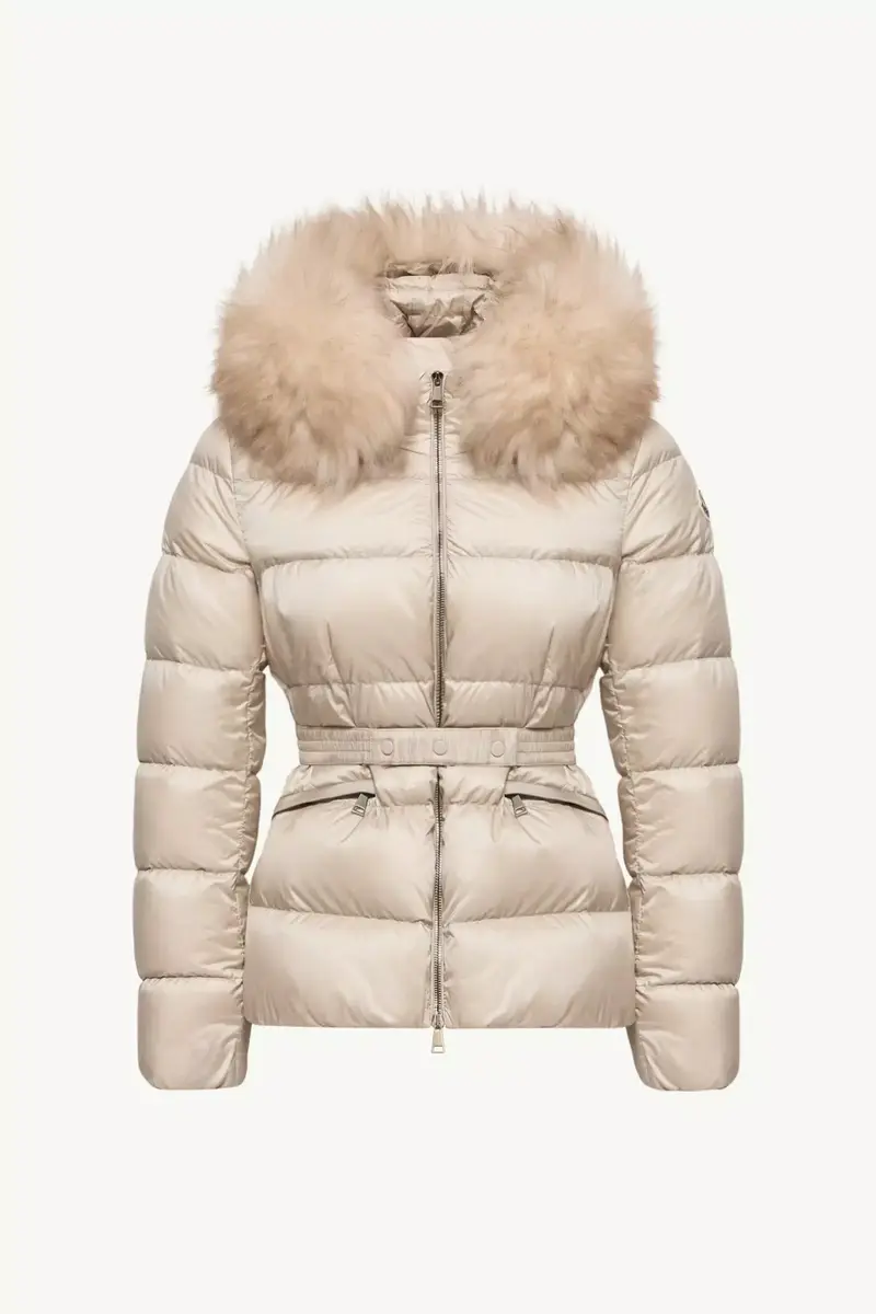 Moncler Boed Hooded Shearling-trimmed Short Down Jacket | Thumbnail 2
