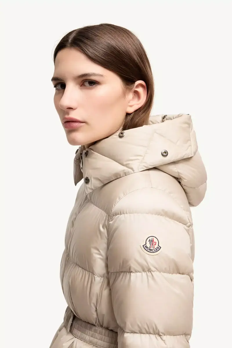 Moncler Boed Hooded Shearling-trimmed Short Down Jacket | Thumbnail 4