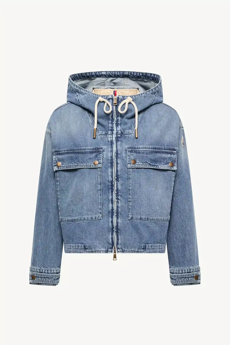 Moncler Ecrevisse 3-in-1 Denim Down Jacket | Thumbnail 2 Moncler Ecrevisse 3-in-1 Denim Down Jacket | Thumbnail 2