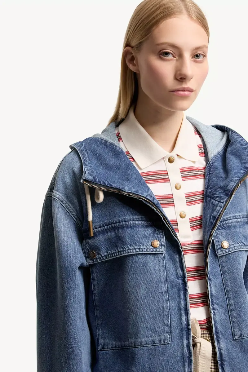 Moncler Ecrevisse 3-in-1 Denim Down Jacket | Thumbnail 8 Moncler Ecrevisse 3-in-1 Denim Down Jacket | Thumbnail 8
