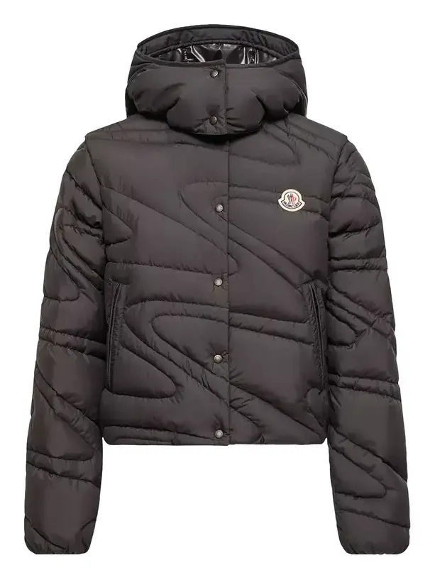 Leona 2-in-1 Hooded Short Down Jacket Leona 2-in-1 Hooded Short Down Jacket