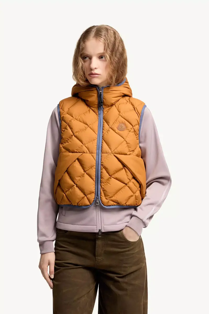 Moncler Armella Hooded Diamond-quilted Down Vest | Thumbnail 5 Moncler Armella Hooded Diamond-quilted Down Vest | Thumbnail 5