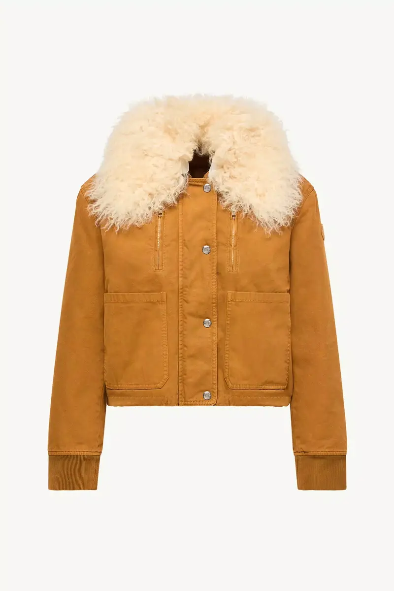 Moncler Gravio Shearling-trimmed Short Down Jacket | Thumbnail 2 Moncler Gravio Shearling-trimmed Short Down Jacket | Thumbnail 2