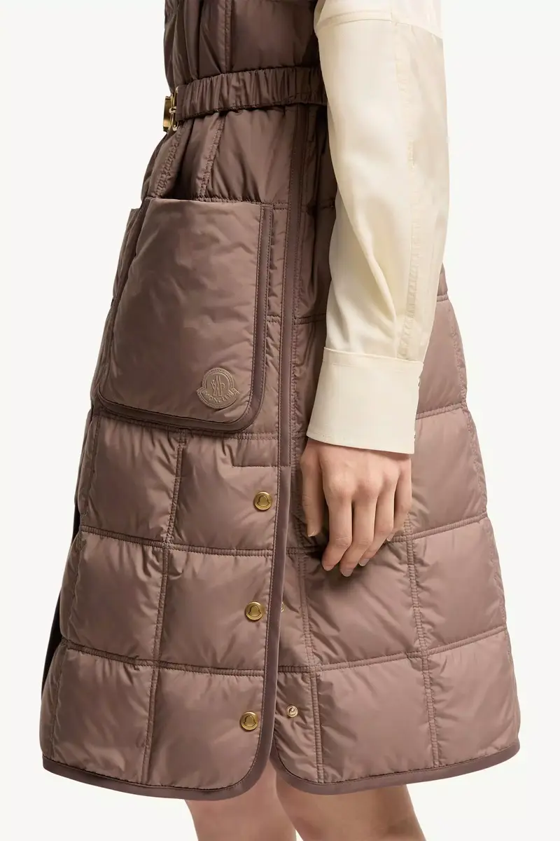 Moncler Cygnette Square Quilted Long Down Vest | Thumbnail 7 Moncler Cygnette Square Quilted Long Down Vest | Thumbnail 7