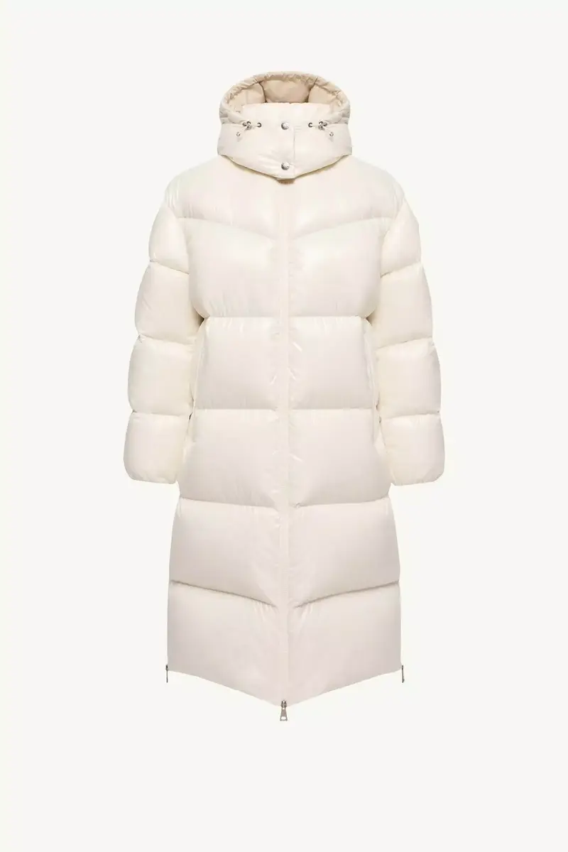 Moncler Harfang Hooded Long Down Coat | Thumbnail 2