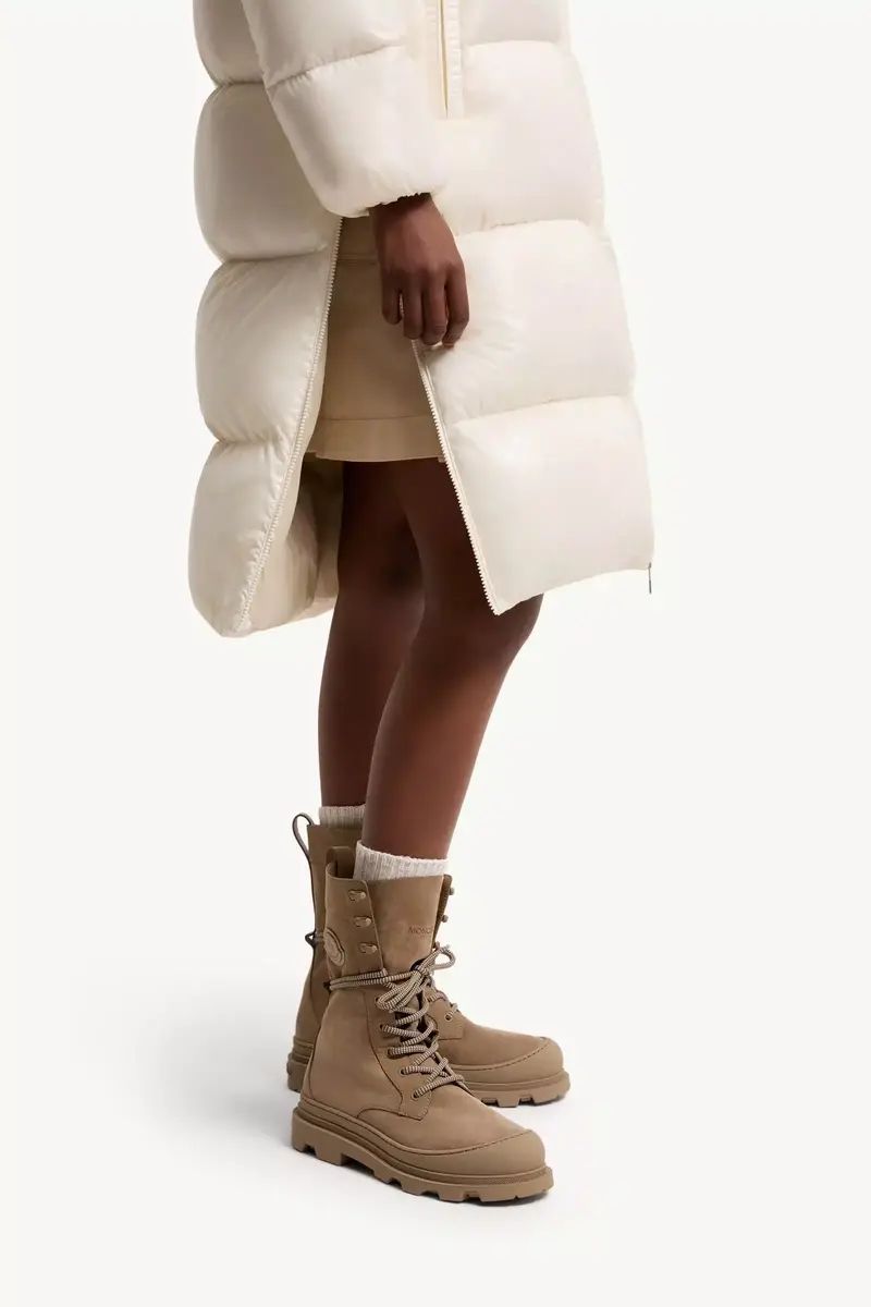 Moncler Harfang Hooded Long Down Coat | Thumbnail 7