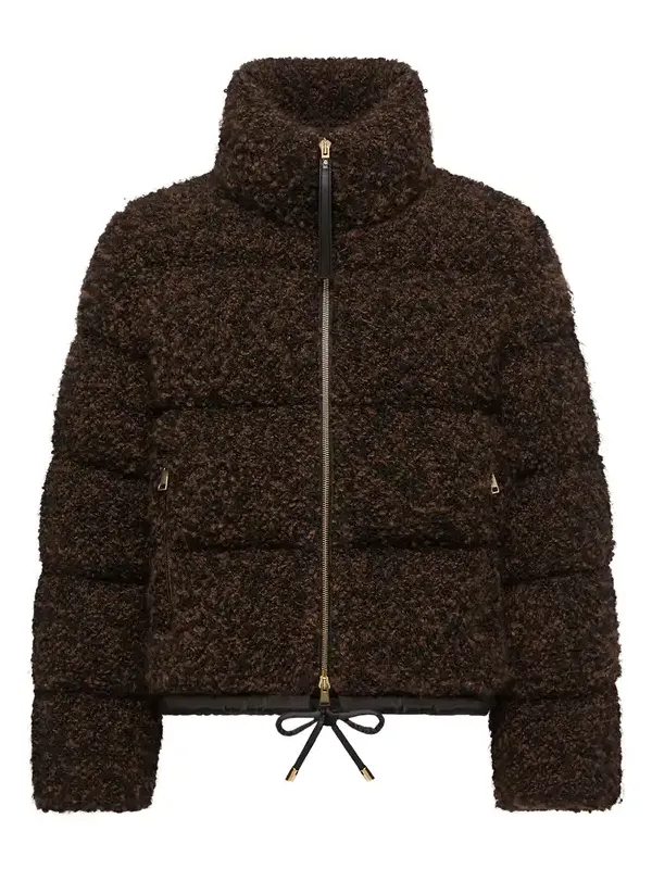Trascendance Tweed Short Down Jacket