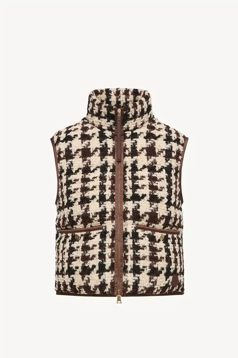 Moncler Emotionnalite Tweed Down Vest | Thumbnail 2 Moncler Emotionnalite Tweed Down Vest | Thumbnail 2
