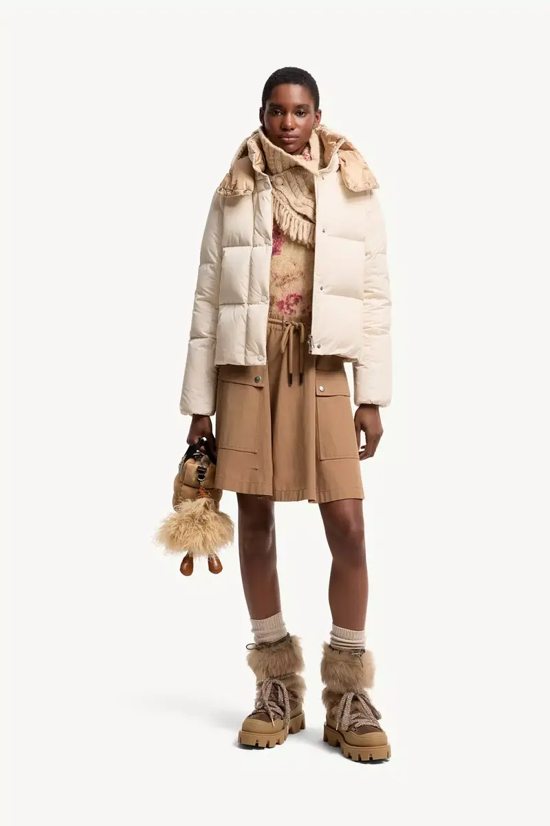 Moncler Castelnew Hooded Short Down Jacket | Thumbnail 3 Moncler Castelnew Hooded Short Down Jacket | Thumbnail 3