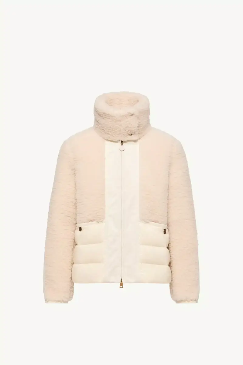 Moncler Glorieux Hooded Teddy Short Down Jacket | Thumbnail 2 Moncler Glorieux Hooded Teddy Short Down Jacket | Thumbnail 2