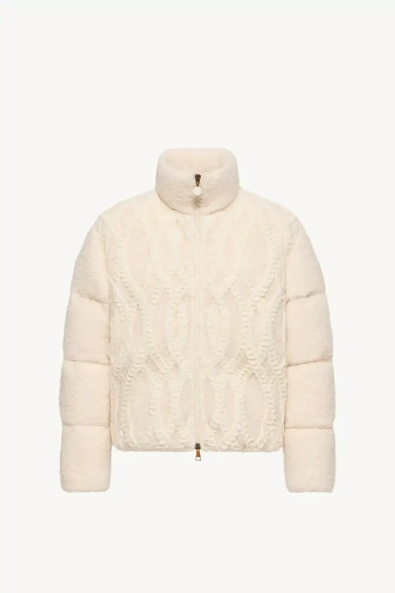 Moncler Nitidule Bouclé Short Down Jacket | Thumbnail 2 Moncler Nitidule Bouclé Short Down Jacket | Thumbnail 2