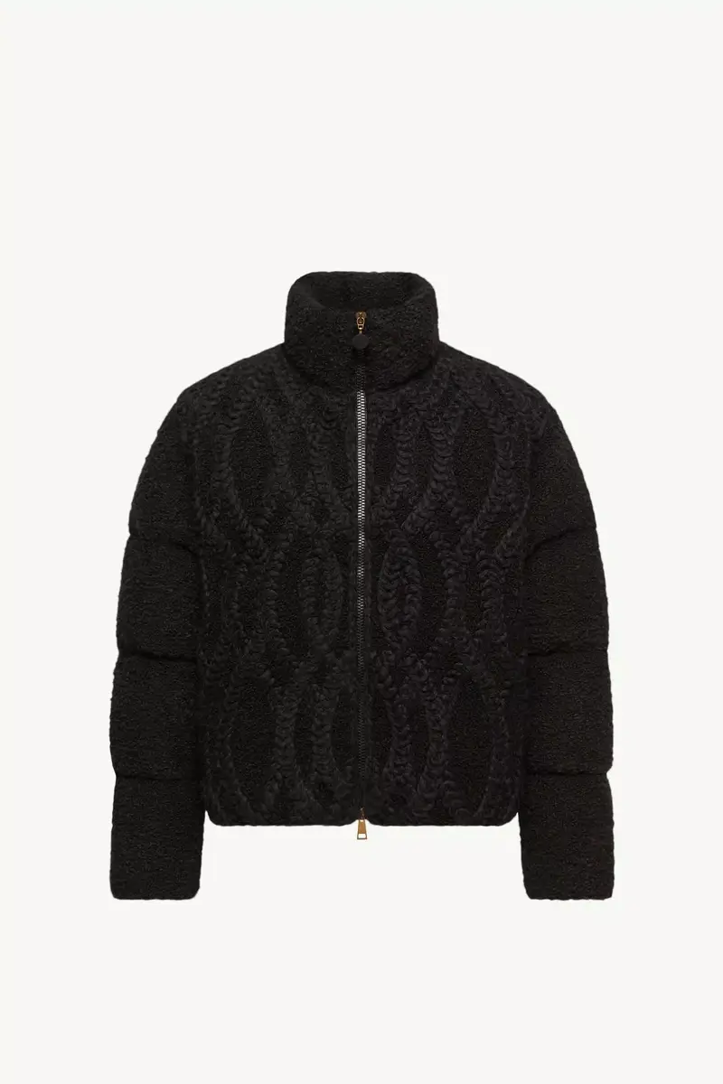 Moncler Nitidule Bouclé Short Down Jacket | Thumbnail 2 Moncler Nitidule Bouclé Short Down Jacket | Thumbnail 2