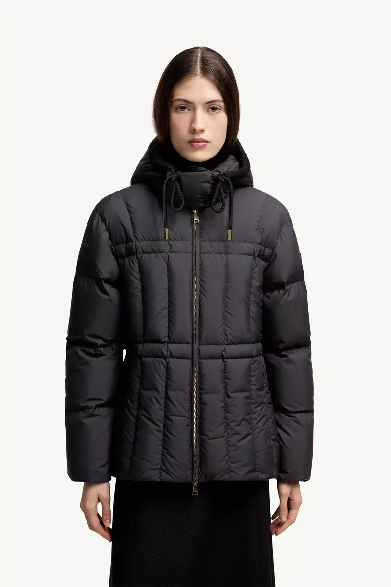 Moncler Estom Vertical-quilted Hooded Short Down Jacket | Thumbnail 5 Moncler Estom Vertical-quilted Hooded Short Down Jacket | Thumbnail 5