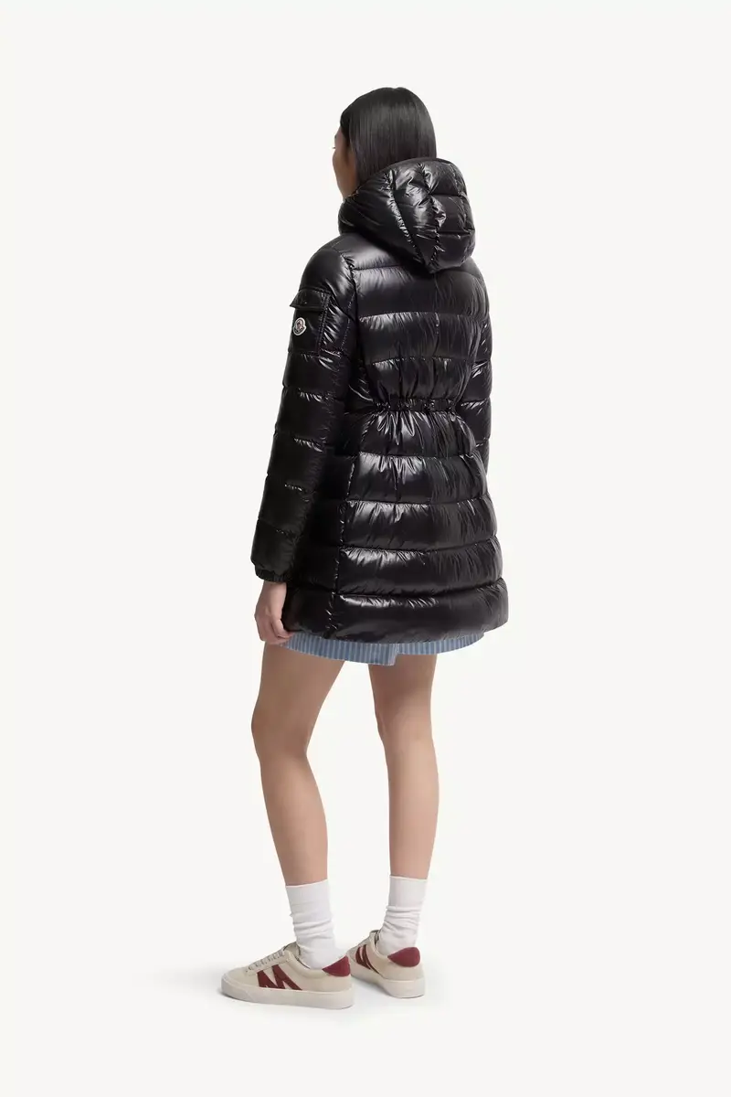 Moncler Courcelles Hooded Mid-length Down Jacket | Thumbnail 6 Moncler Courcelles Hooded Mid-length Down Jacket | Thumbnail 6