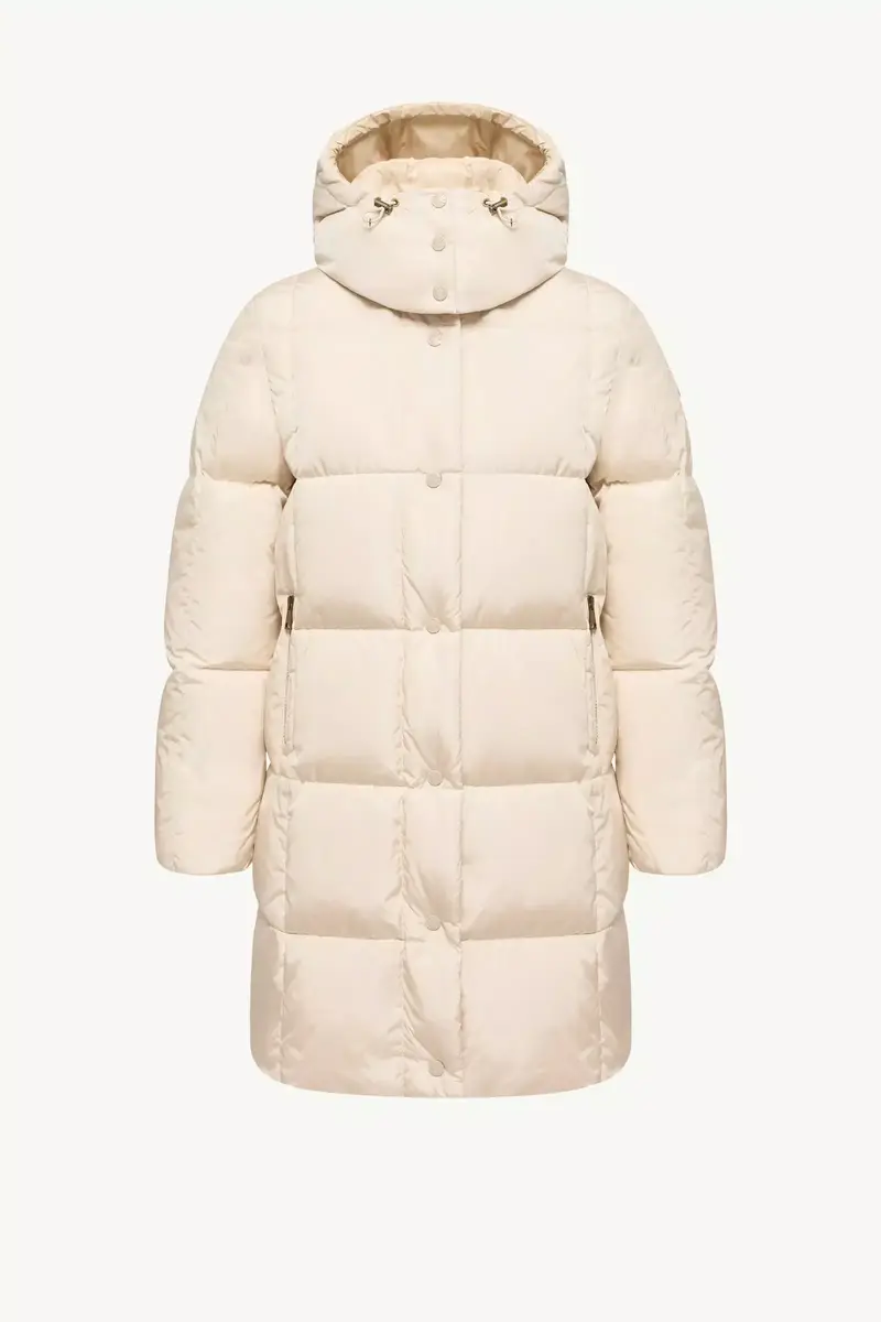 Moncler Litte Square-quilted Hooded Long Down Jacket | Thumbnail 2 Moncler Litte Square-quilted Hooded Long Down Jacket | Thumbnail 2