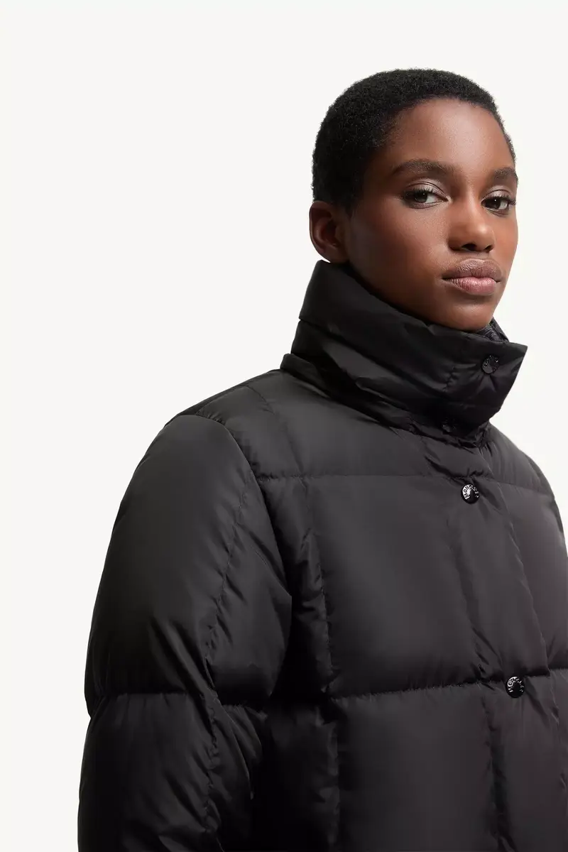 Moncler Litte Square-quilted Hooded Long Down Jacket | Thumbnail 7 Moncler Litte Square-quilted Hooded Long Down Jacket | Thumbnail 7