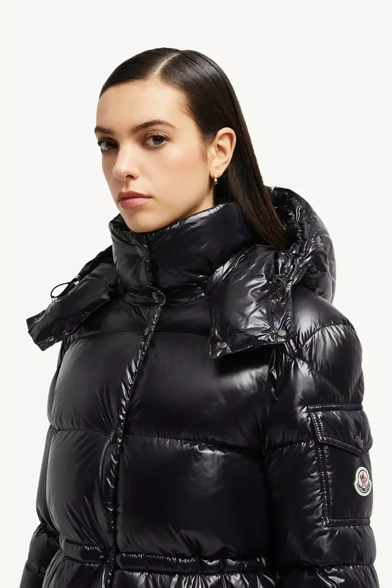 Moncler Cavettaz Hooded Long Down Jacket | Thumbnail 4 Moncler Cavettaz Hooded Long Down Jacket | Thumbnail 4