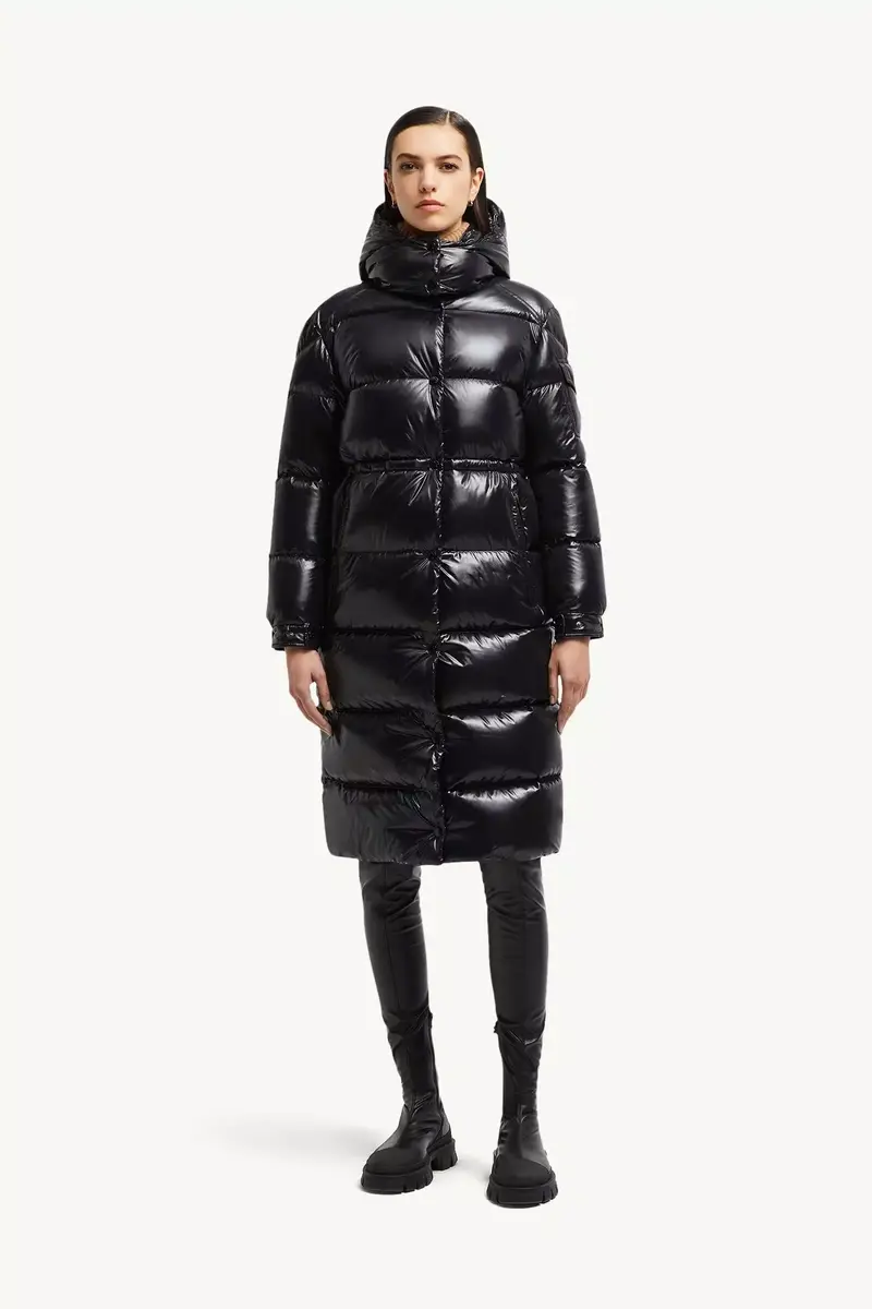Moncler Cavettaz Hooded Long Down Jacket | Thumbnail 5 Moncler Cavettaz Hooded Long Down Jacket | Thumbnail 5
