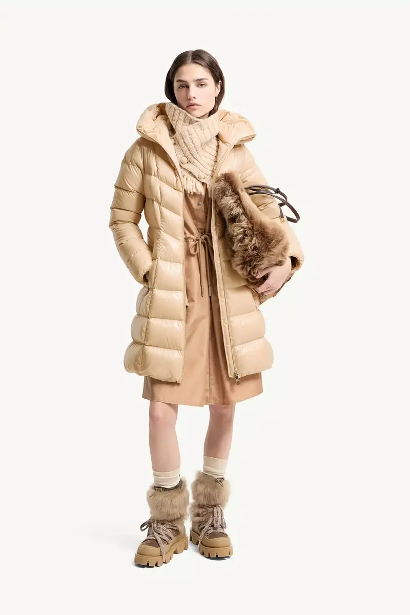 Moncler Marusse Hooded Mid-length Down Jacket | Thumbnail 3