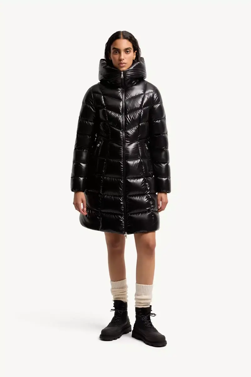 Moncler Marusse Hooded Mid-length Down Jacket | Thumbnail 5 Moncler Marusse Hooded Mid-length Down Jacket | Thumbnail 5