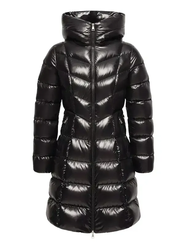 Marusse Hooded Mid-length Down Jacket